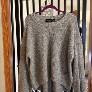 Harley-Davidson Gray Knit Crew Neck Sweater
